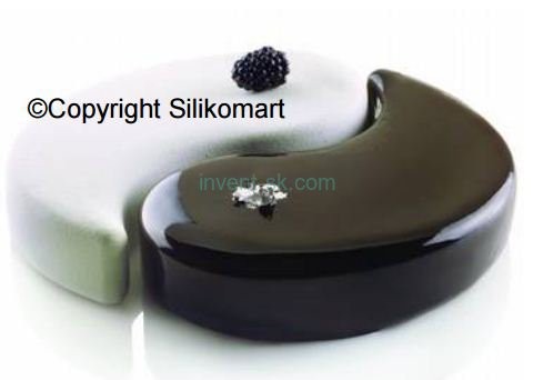 Силиконовая форма Инь Янь, 230 x 180mm, h 50mm YIN YANG, Silikomart
