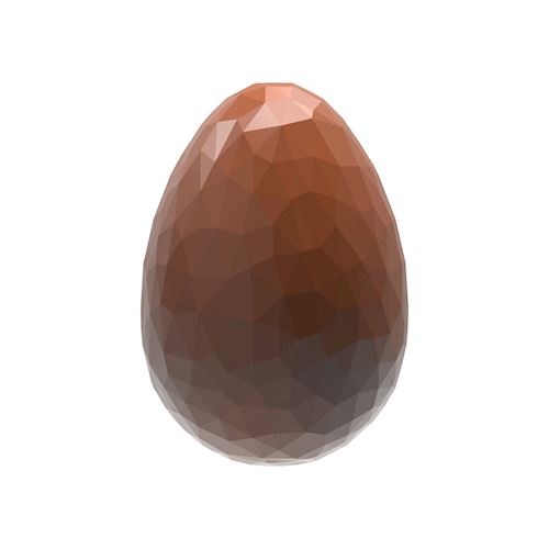 Polycarbonate mold for chocolate Egg Diamond 32.6x22.7x10.92mm, 24pcsx5.2g 1891CW