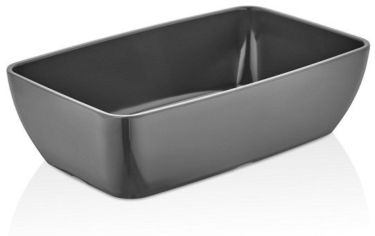 Емкость для выкладки меламиновая серая GN 1/4, 42014.G