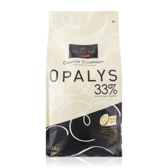 Шоколад білий Opalys 33% Valrhona 3 кг
