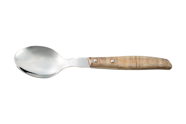Столовая ложка с деревянной рукояткой, 372100