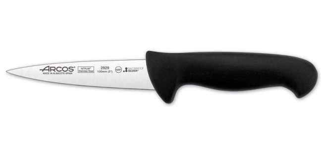 Нож мясника черный Arcos 2900 292925 13 см