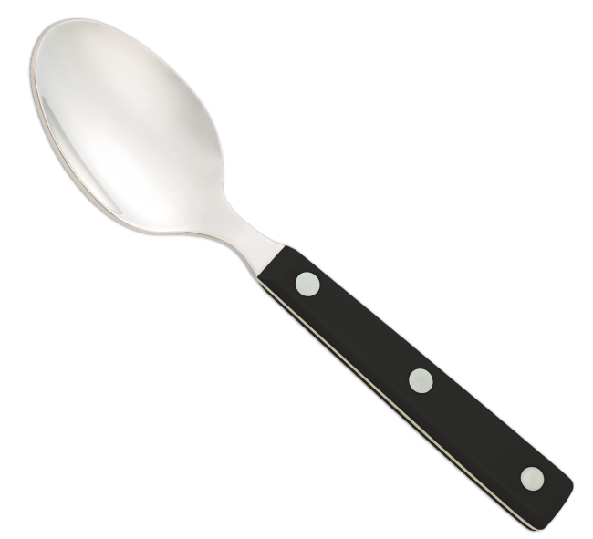 Столовая ложка 200 мм черная, 374900