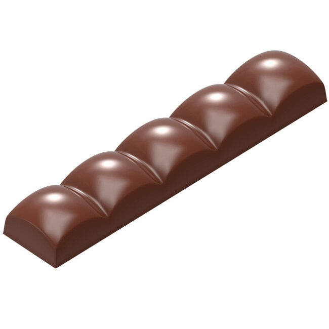 SQUARE SPHERE bar 117,5mm, polycarbonate chocolate mold Chocolate World CW1899