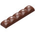 SQUARE SPHERE bar 117,5mm, polycarbonate chocolate mold Chocolate World CW1899