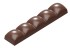 SQUARE SPHERE bar 117,5mm, polycarbonate chocolate mold Chocolate World CW1899