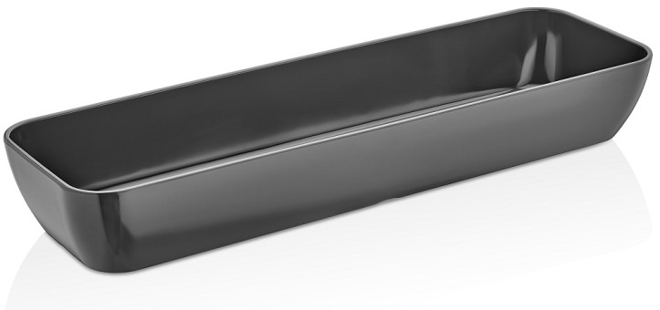 Емкость для выкладки меламиновая серая GN 2/4, 42024.G