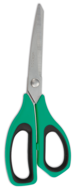 Кухонные ножницы 235 мм зеленые, 185721