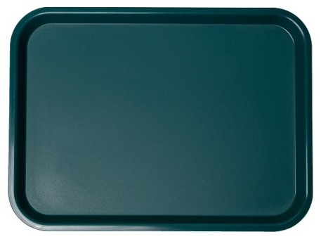 Поднос прямоугольный зеленый 45,6х35,6 см, 594183