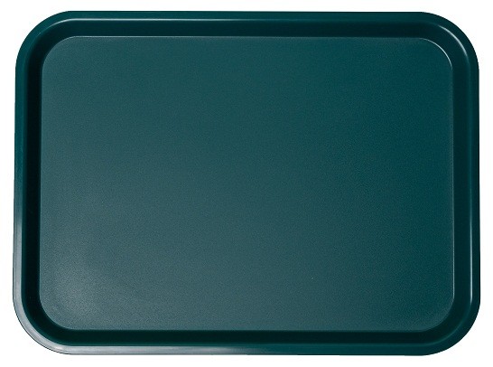 Поднос прямоугольный зеленый 45,6х35,6 см, 594183