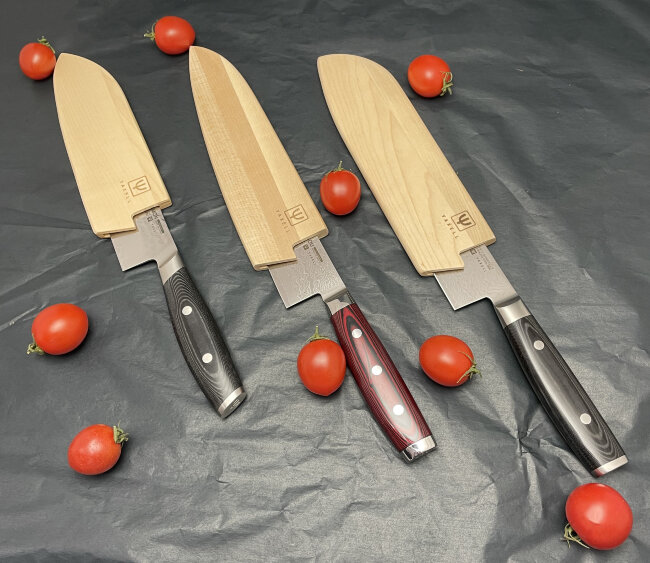 Футляр для ножа Сантоку 165 мм деревянный, 37281