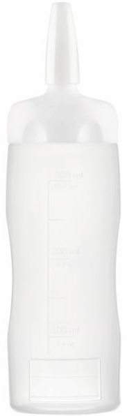 Бутылка для соуса 350 мл белая, 1376