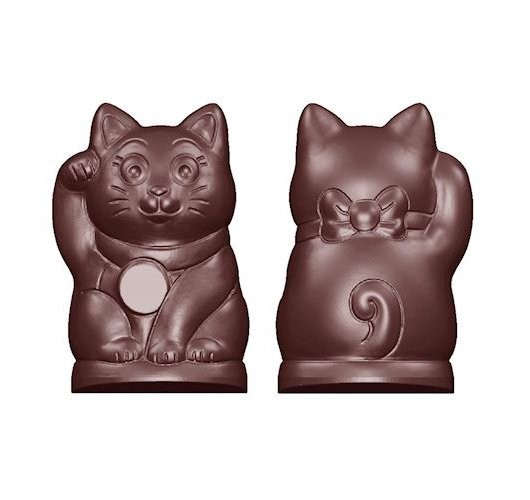 Форма для шоколада поликарбонатная Кошка 29,5 г, 1598 CW