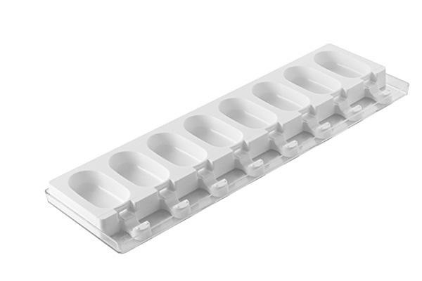 Набор силиконовых форм Классика мини, 69 x 38mm, h18 mm, GEL 01M (2 формы, 2 подноса 12х40 см, 100 палочек)