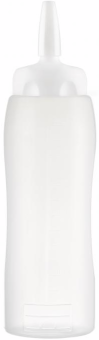 Бутылка для соуса 750 мл белая, 1378