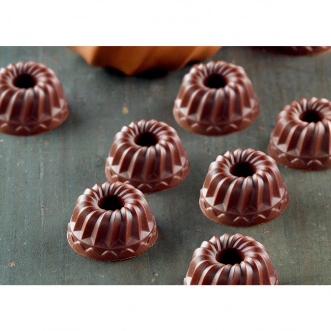 Силіконова форма для десертів Міні Кекс, MINI GUGELHOPF