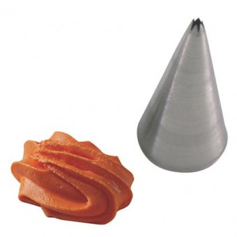 Pastry nozzle Open Star 8 mm h45mm, Martellato BS108