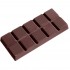 Bar 117 mm 5pcs 84g, polycarbonate, chocolate mold Chocolate World CW1367