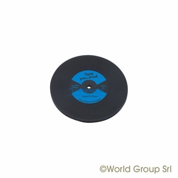 Багаття "LP Disk" d 100 мм, колір чорний з блакитною вставкою, D005BL Багаття "LP Disk" d 100 мм, колір чорний з блакитною вставкою, D005BL