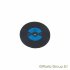 Багаття "LP Disk" d 100 мм, колір чорний з блакитною вставкою, D005BL Багаття "LP Disk" d 100 мм, колір чорний з блакитною вставкою, D005BL