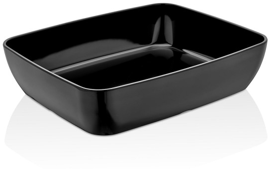 Емкость для выкладки меламиновая черная GN 1/2, 42012.BL