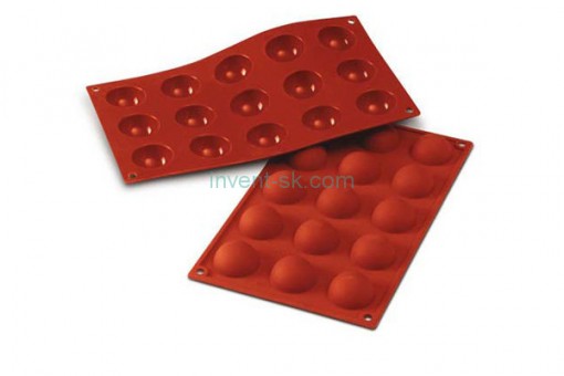 Форма силиконовая Полусфера d40 мм, h20 мм, Silikomart Форма силиконовая Полусфера d40 мм, h20 мм, Silikomart