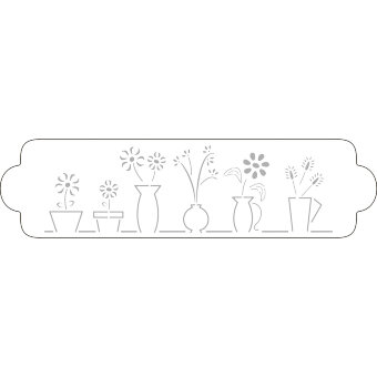 Трафарет кондитерський КВІТИ, 40-W170