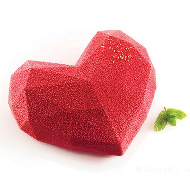 Silicone mold Amore Origami 600, 150x135 mm, h55 mm, v600 ml, Silikomart