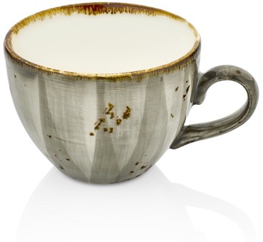 Чашка 280 мл, цвет серый (Supreme), серия Harmony, HA-SP-ZT-02-CF