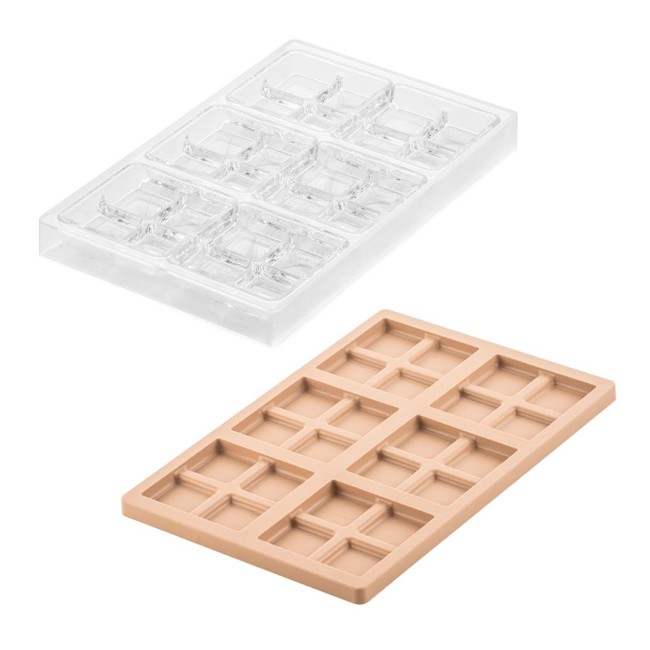 Формы для шоколада KIT BLOCCO T 6х77 мл