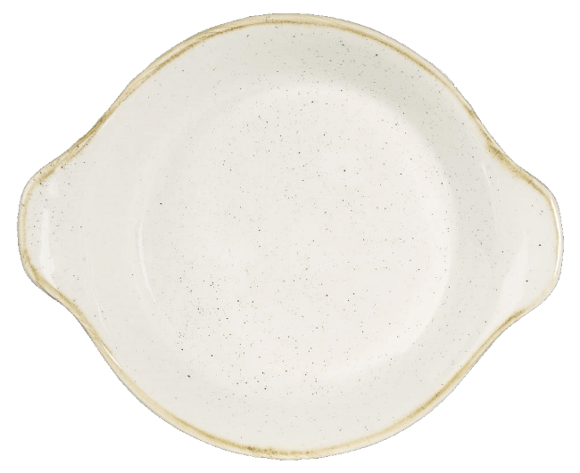 Блюдо 17,5*21,5 см, 590 мл серия Stonecast White Speckle, SWHSLREN1