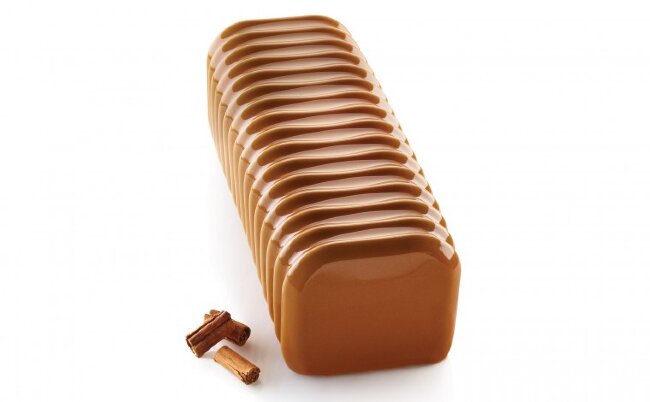 Silicone mold BANDONEON, 256 x 95 h 87 mm Volume:1800 ml, SilikoMart