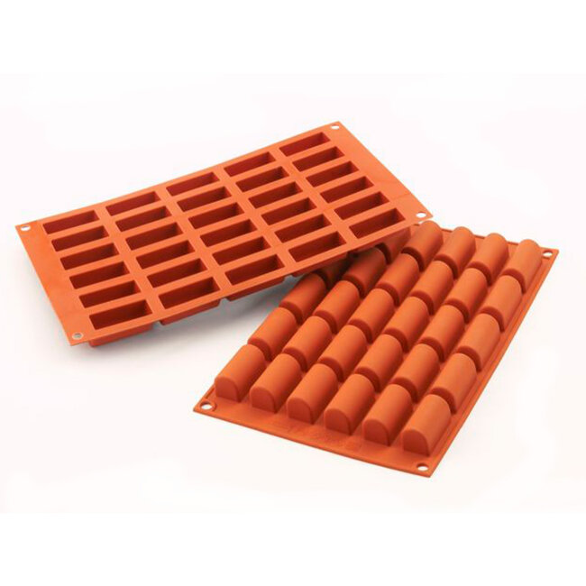 Silicone mold Boucher cylinder 44x18x20 mm, SF129 Silikomart