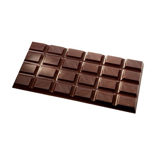 Плитка Какао 156мм 3шт по 90г, поликарбонат, форма для шоколада Chocolate World CW2398