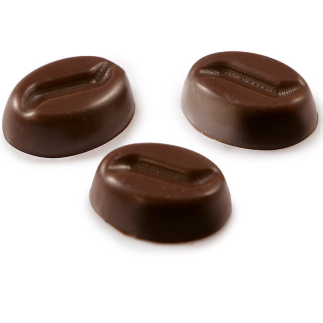 Полікарбонатна форма для шоколаду Кавові зерна 17х12 мм, h=5 мм (130 шт)