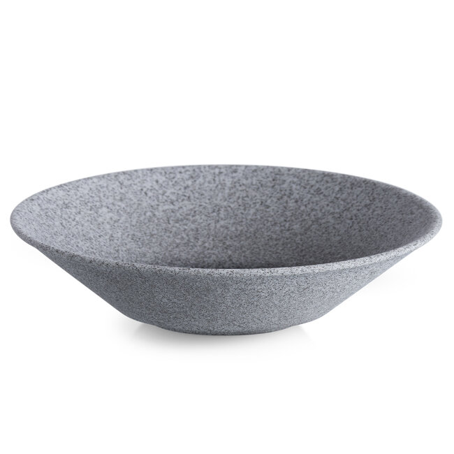 Salad bowl d 27 cm, 1,100 l, light grey, "Granit" series (without glaze), G1Q1927
