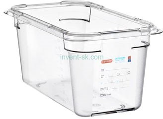 Гастроемкость из поликарбоната GN 1/2 Araven 325х265х200 мм 09834