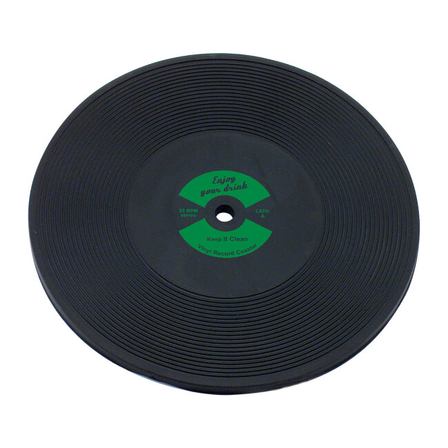 Багаття "LP Disk" d 100 мм, колір чорний із зеленою вставкою, каучук, D005G