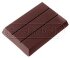 Форма для шоколада поликарбонатная Плитка 2х5 г, 2050 CW