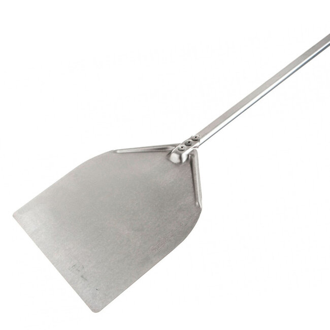 Rectangular pizza shovel 32x30 cm, 152 cm, aluminum, Italy F-32R