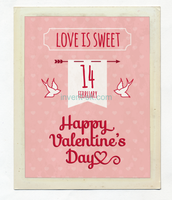Постер "Happy Valentines Day"