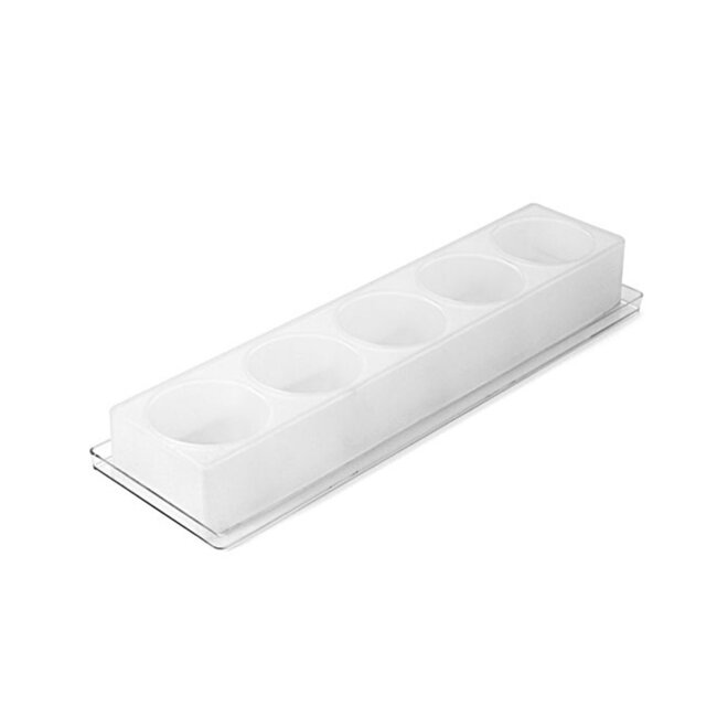 Силиконовая форма для десертов MULTIFLEX 125 мл х 5 шт, MULTIFLEX 125