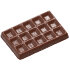 Форма для шоколада поликарбонатная "брюсельские вафли" 103,5х69 мм h 10,5 мм, 1х3 шт./66 г, 12002 CW