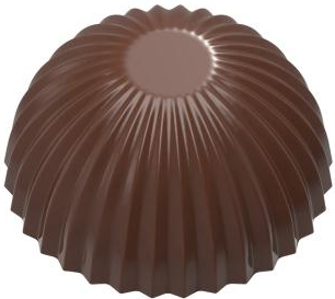 Форма для шоколада поликарбонатная Полусфера с гранями 5 г, 1967 CW