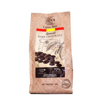 Шоколад чорний 70% Natra Cacao 1 кг