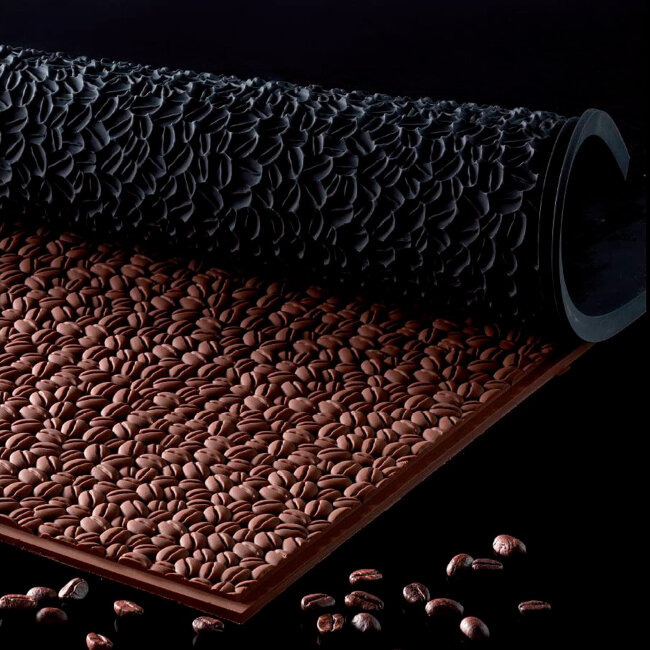 Килимок силіконовий для декору "Кавові зерна", COFFEE MAT Килимок силіконовий для декору "Кавові зерна", COFFEE MAT