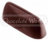 Поликарбонатная форма для шоколада Джандуйя 48x18x20мм, 24шт x 13г 1173CW
