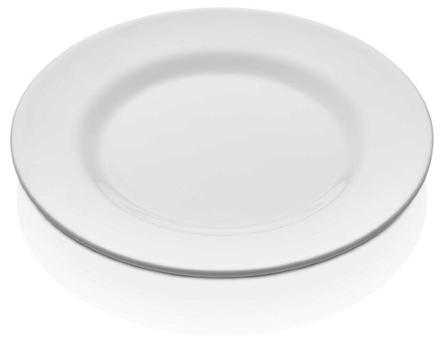 Блюдо круглое белое d-21 см, 1121.PW