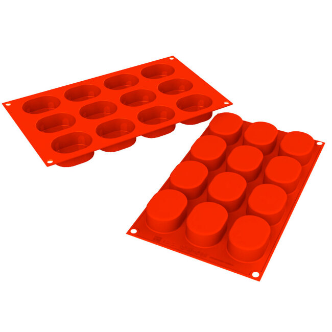 Силиконовая форма для десертов OVALS 48 мл, SF326/C
