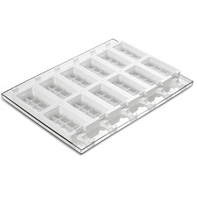 Silicone mold for Choco ice cream 92 x 48 h 24 mm GEL02 CHOCO STICK, Silikomart